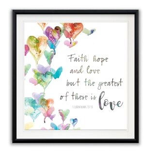 Faith, Hope And Love -framed Giclee Print - Bed Bath & Beyond - 24253146