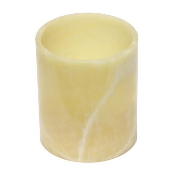 6 Inches Natural stone Battery Operated LED Candle