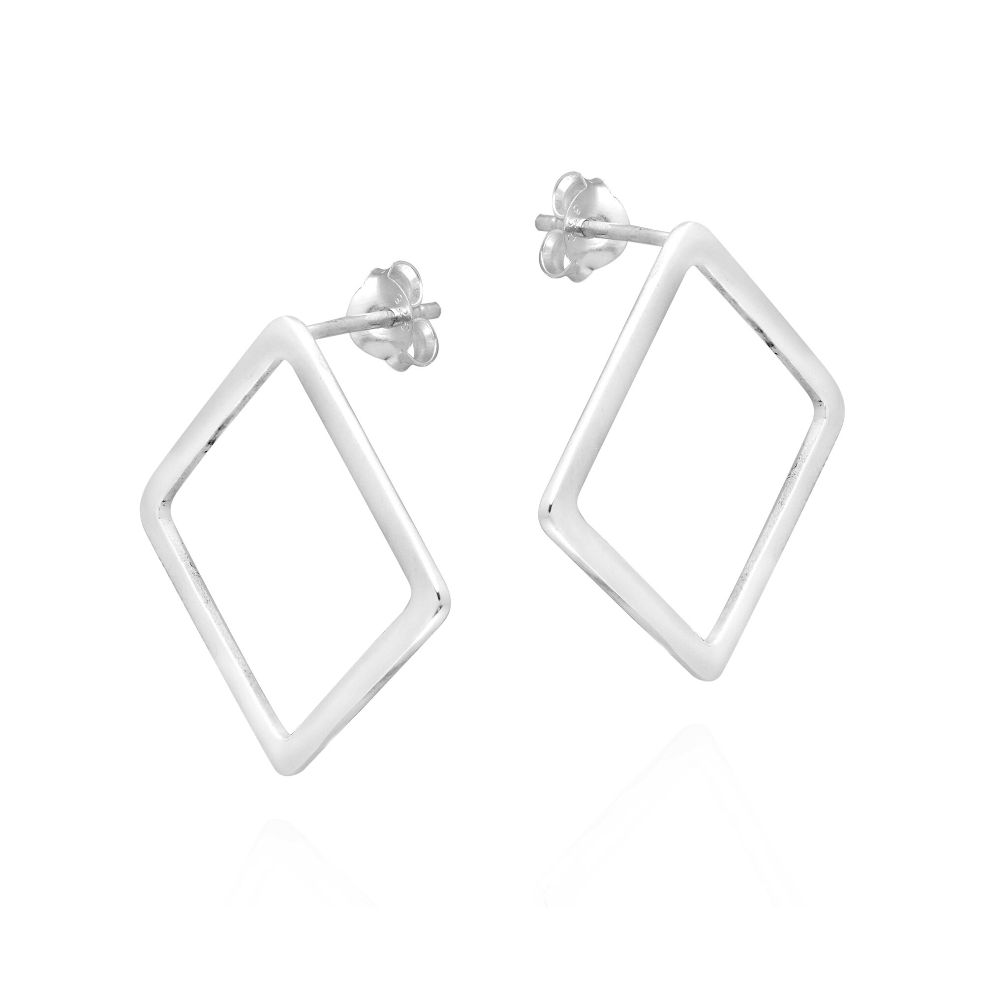 925 Sterling Silver Love Birds Stud Earrings Women Fashion Jewelry,Silver 