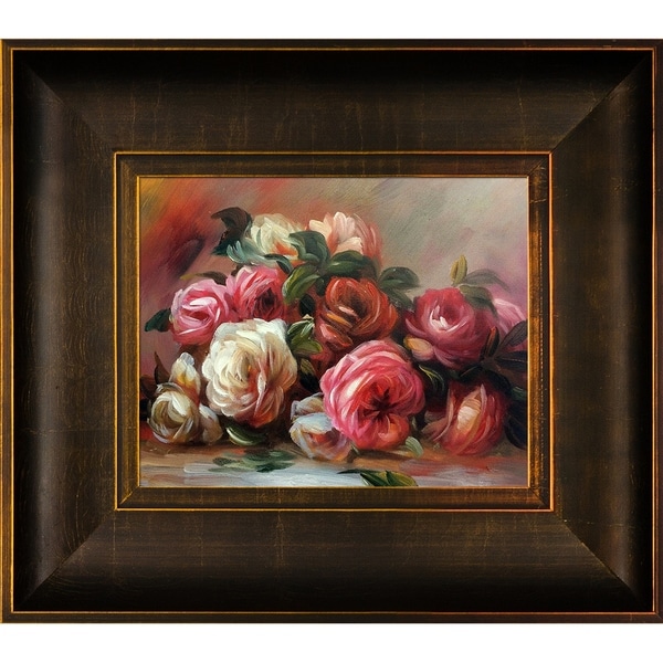 La Pastiche Pierre-Auguste Renoir 'Discarded Roses' Hand Painted Oil ...