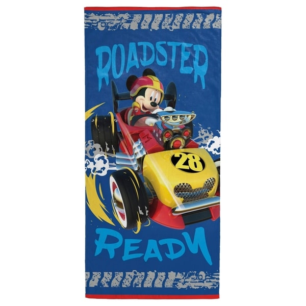 Disney Mickey Mouse Roadster Racer Beach Towel