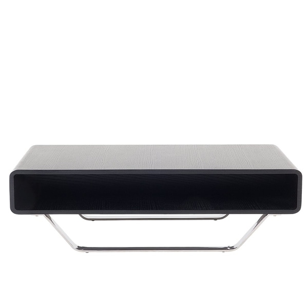 Vigo Black and Oak Varnish Coffee Table