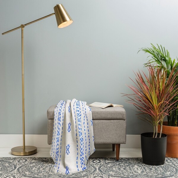 Deny Designs Boho Stripe Woven Throw Blanket (50 in x 60 in). Opens flyout.