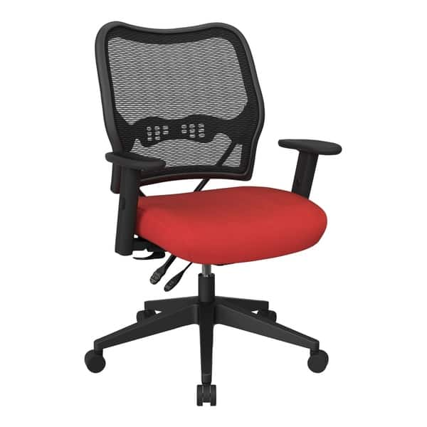 Space Seating Dark Air Grid Seat and Back Executive Chair