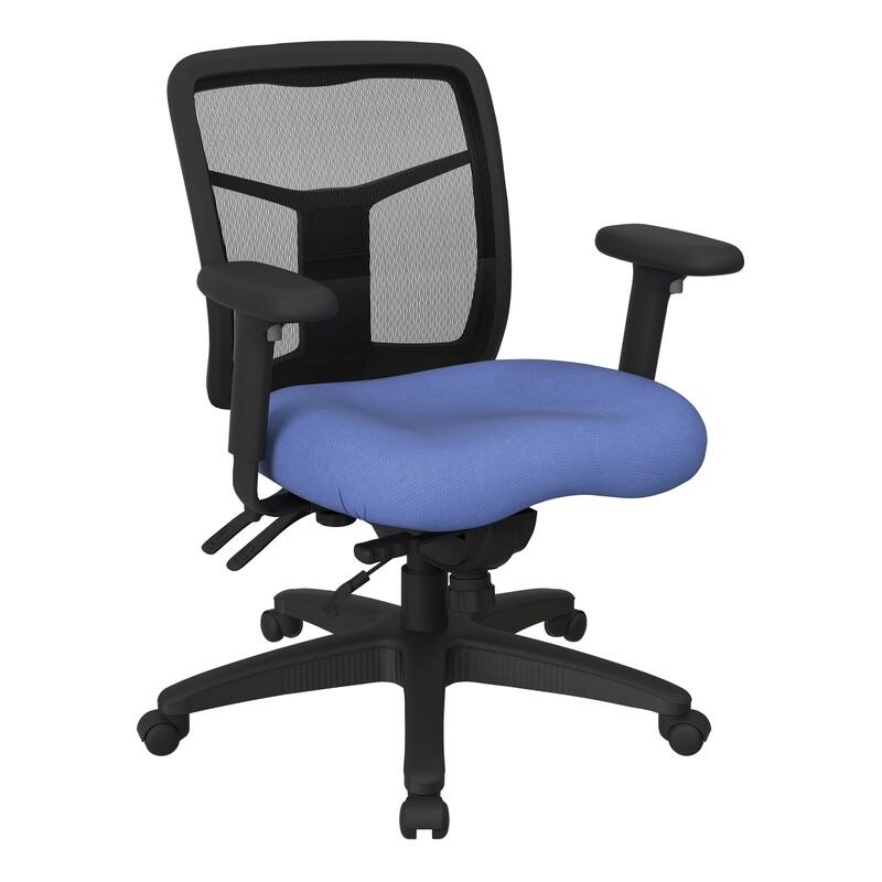 Mid Back Office Chair - fun colors sky