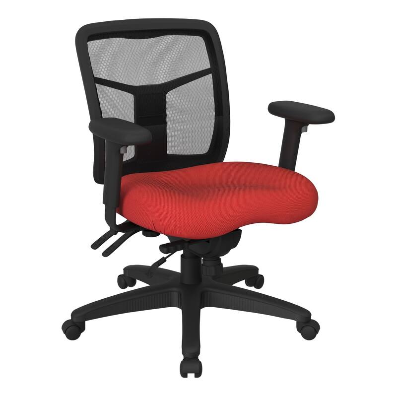 Mid Back Office Chair - fun colors red