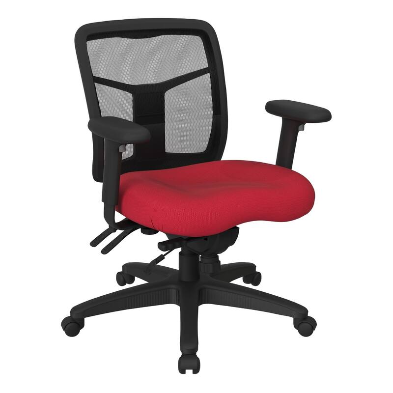Mid Back Office Chair - fun colors rouge