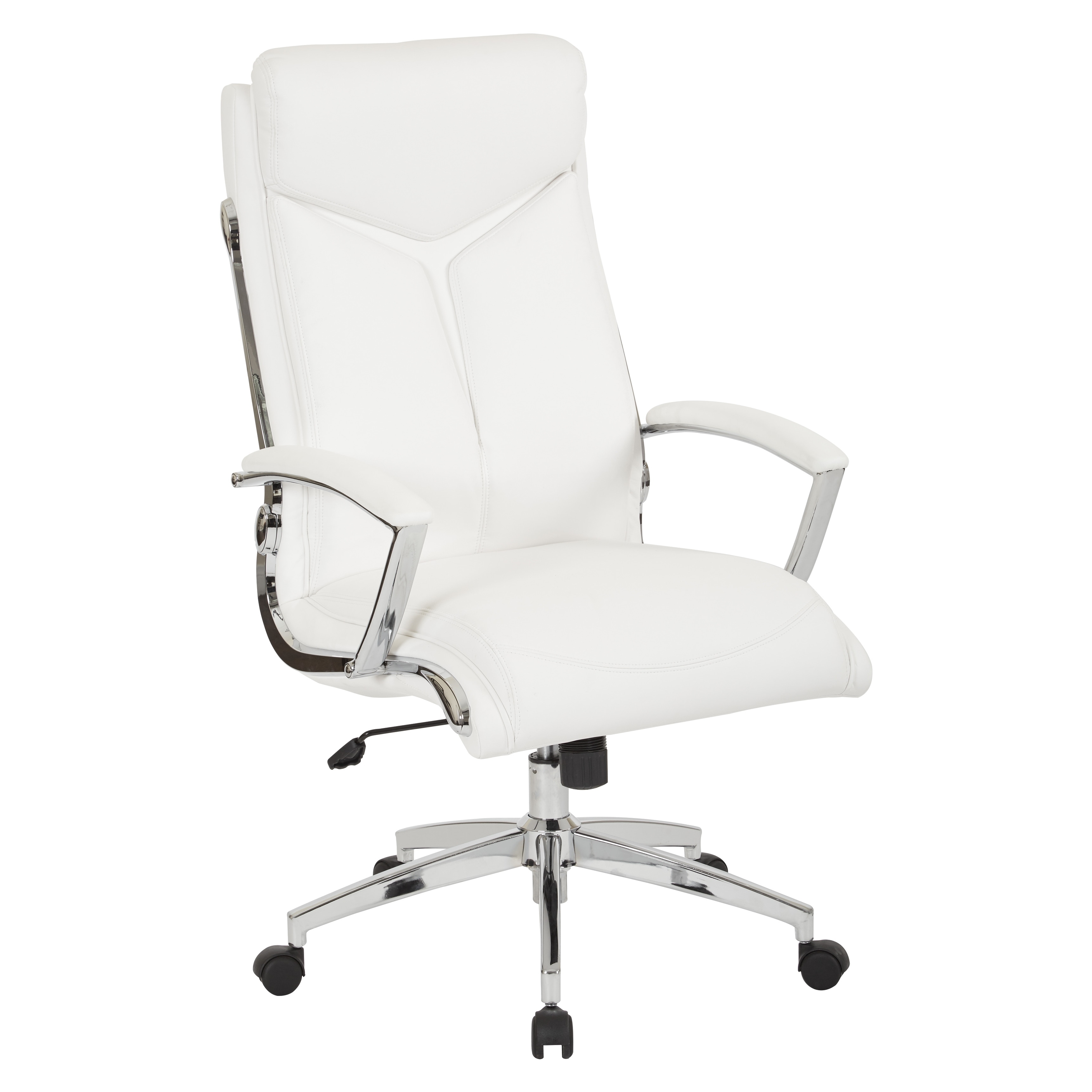 Work Smart Executive Faux Leather High Back Chair