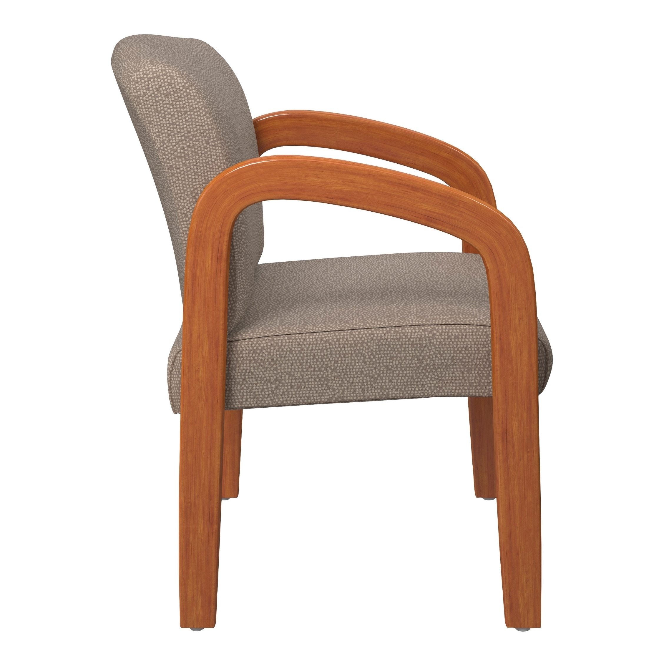 Work Smart Medium Oak Finish Wood Visitor Chair - On Sale - Bed