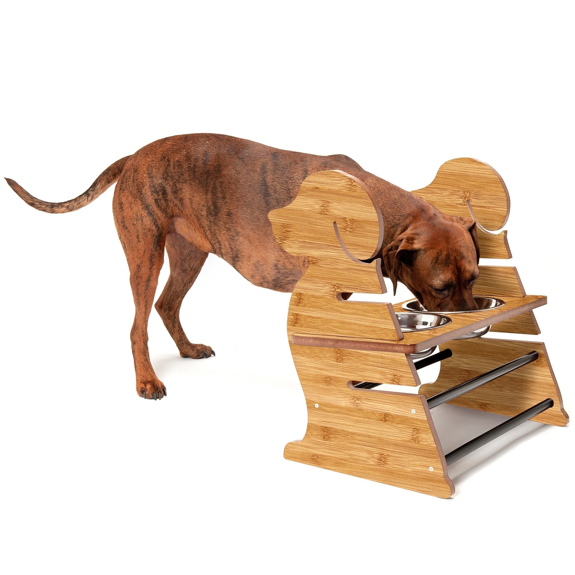 Shop Furhaven Adjustable Pet Feeder Stand Puppy Style Free