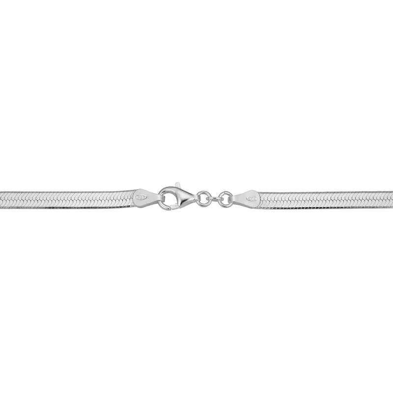 Sterling Silver 4.6 millimeters Herringbone Chain Necklace (18, 20 or 24 inches)