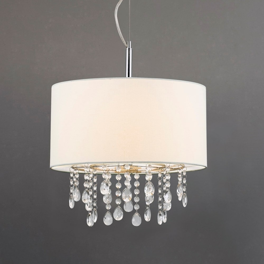 Florence 16 5 ø 3 Light Crystal Pendant Lamp 16 5 ø 3 Light Crystal Pendant Lamp