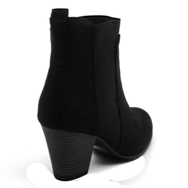 womens low black boots