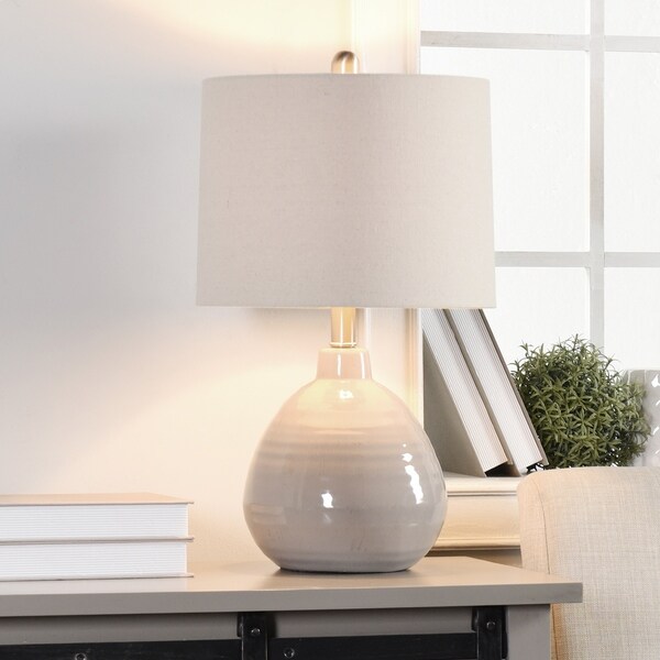 beige bedside lamp