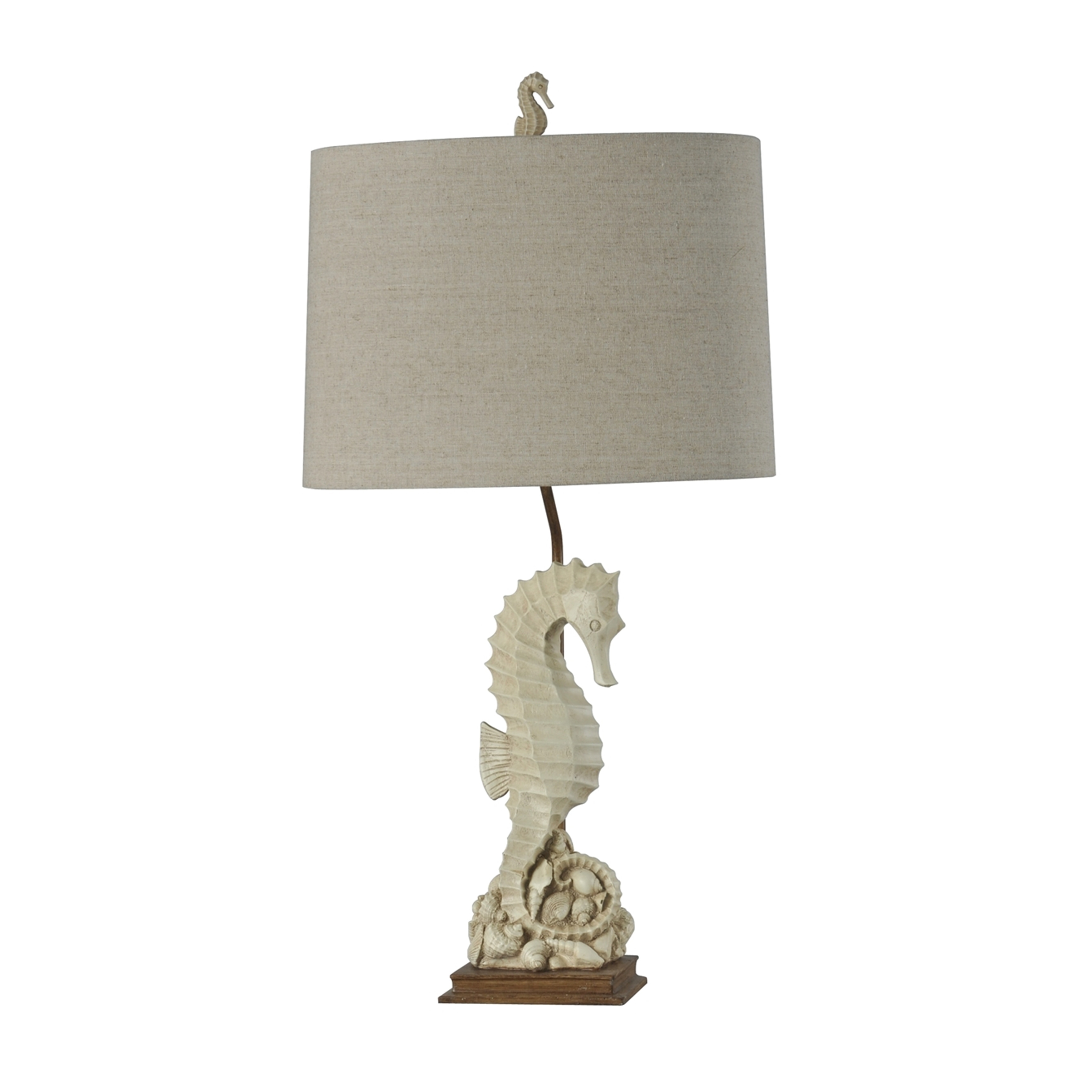 white coral table lamp