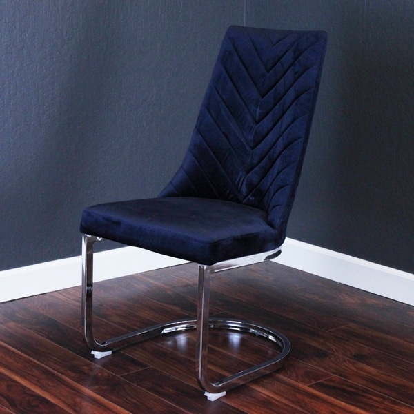 silver orchid velvet chair