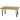 Bamboo Wood and Metal Coffee Table with Hairpin Legs - 36" x 24" x 20.8"