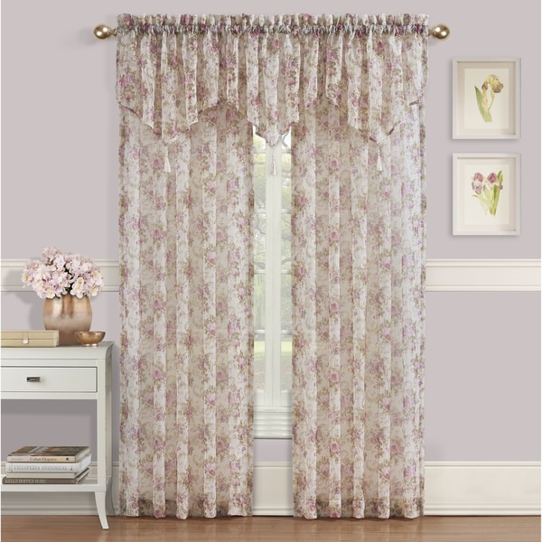 royal court chambord lavender sheer pane