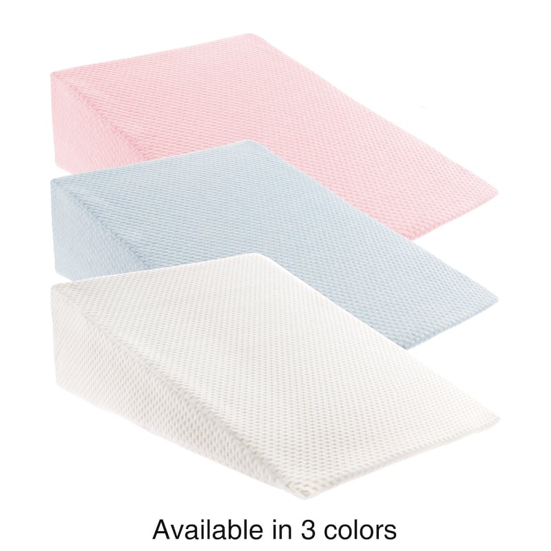 Wedge Memory Foam Pillow with Bamboo from Rayon Fiber Cover by Lavish Home