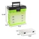 preview thumbnail 3 of 20, Portable Tool Box - Small Parts Organizer with Drawers and Customizable Compartments for Hardware by Stalwart Green