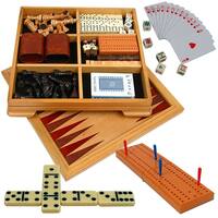Deluxe 7-in-1 Game Set - Chess - Backgammon