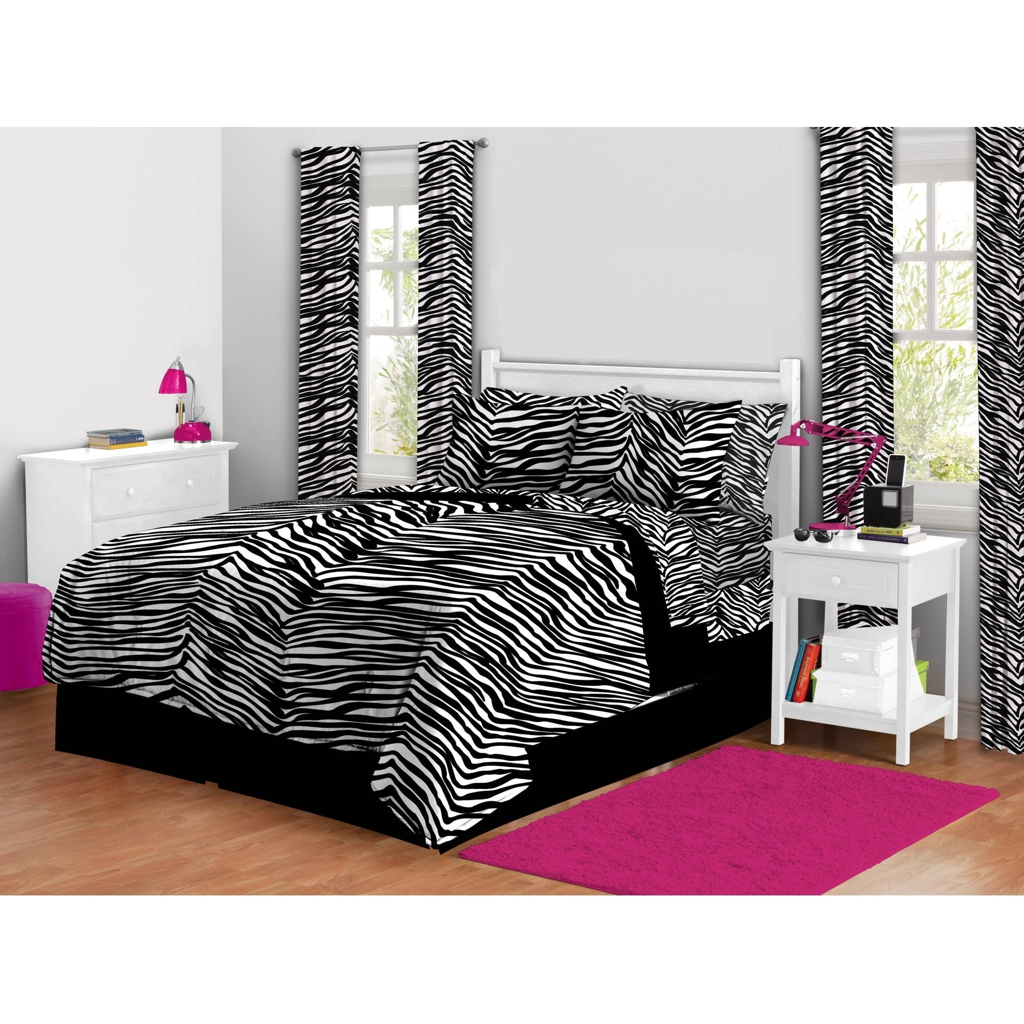 zebra print bedding full size