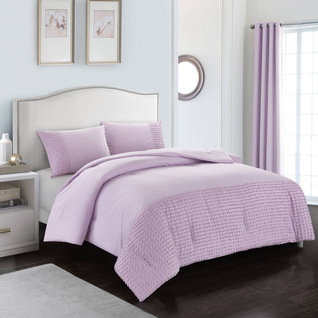 Tufted Stripe Comforter Set