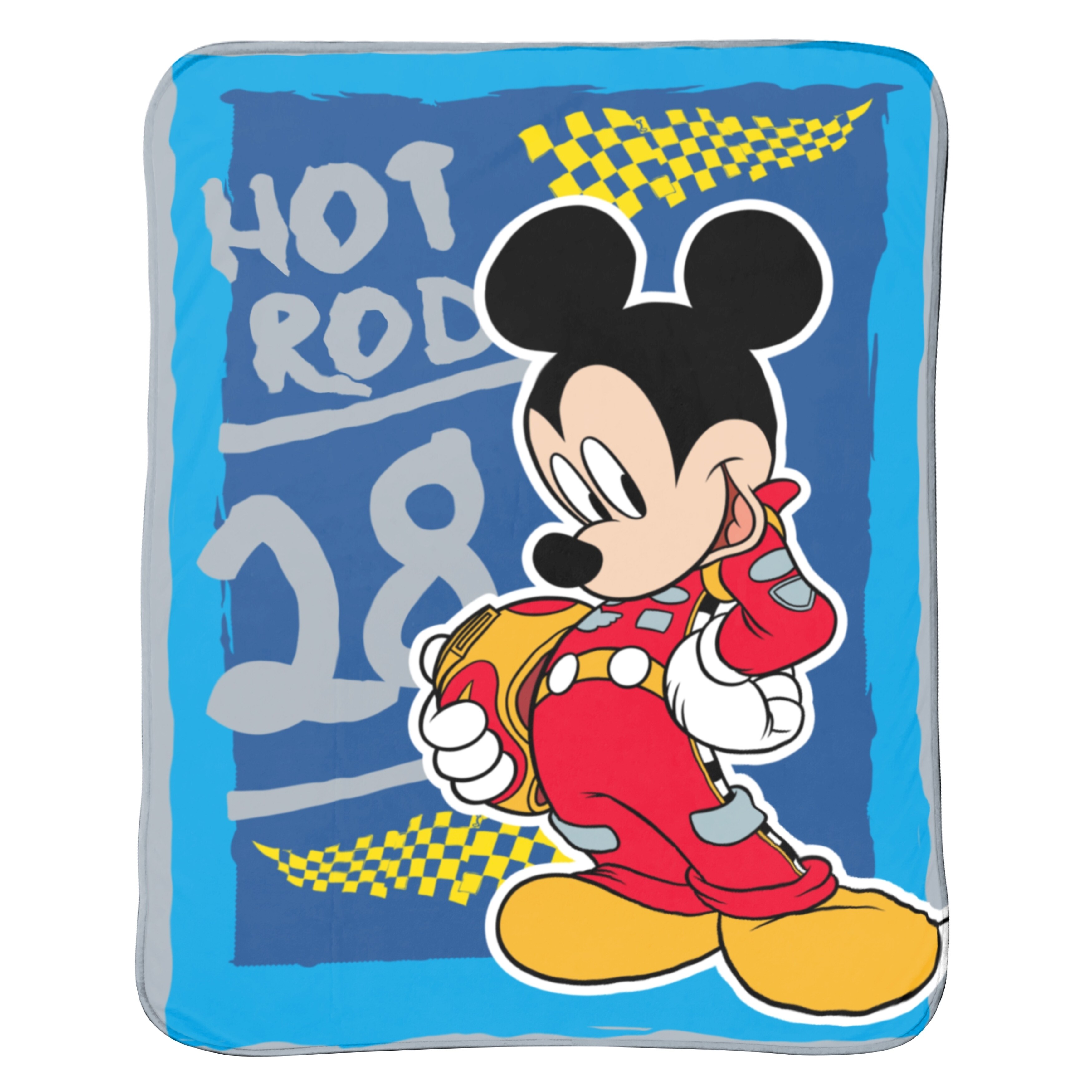 Disney Mickey Mouse Clubhouse Roadster Racer Plush Throw Overstock 24265347