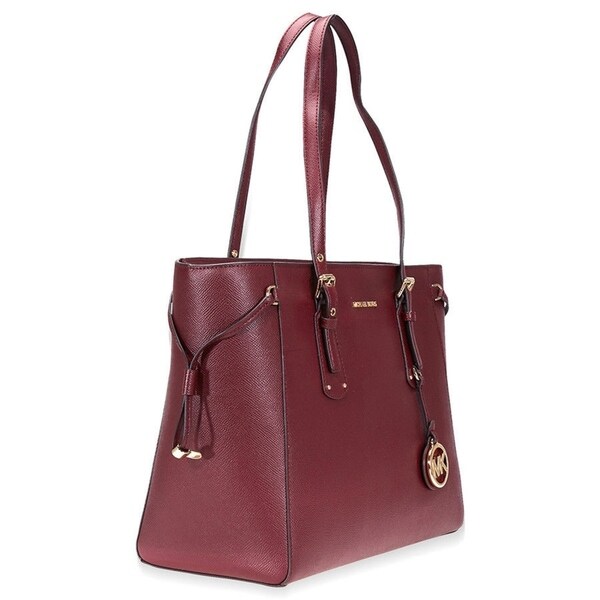 michael kors voyager east west tote oxblood