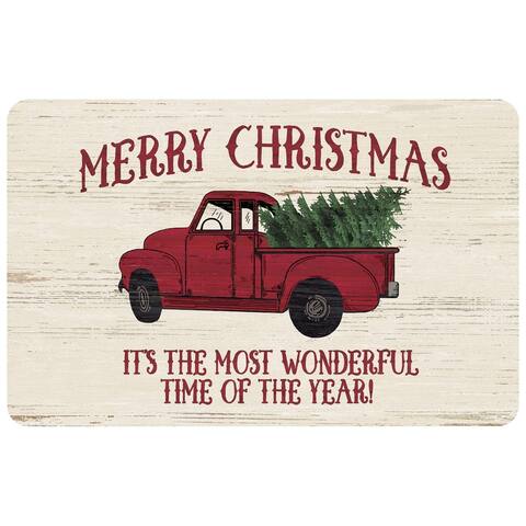 Merry Christmas Truck Mat