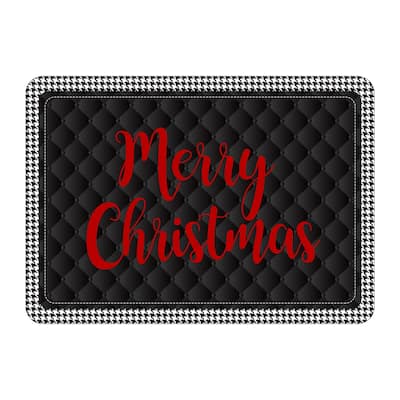 Holiday Houndstooth 22x31 Mat