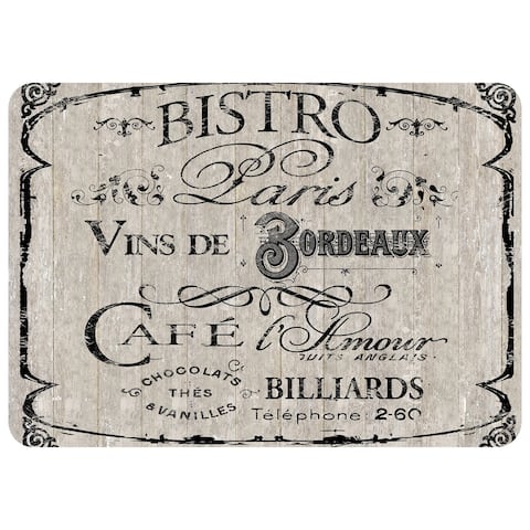 Paris Bistro Wine 22x31 Mat