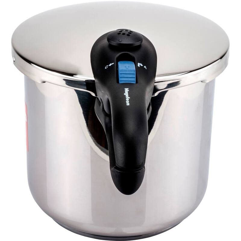 Favorit Six 6.3 & 4.2 Qt. Stainless Steel Pressure Cooker Set