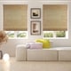 preview thumbnail 4 of 4, Arlo Blinds Tuscan 74-inch High Cordless Lift Bamboo Roman Shades