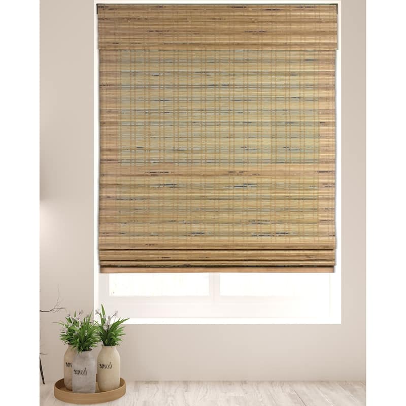 Arlo Blinds Tuscan 74-inch High Cordless Lift Bamboo Roman Shades
