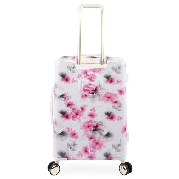 bebe pink luggage