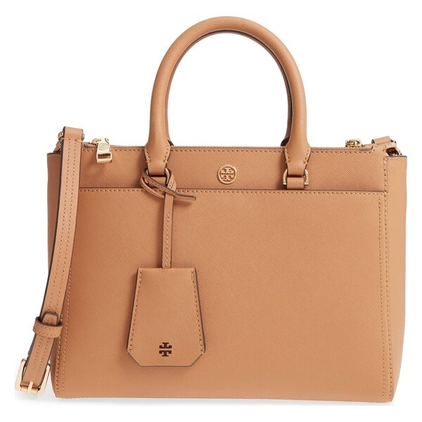 tory burch robinson medium leather tote