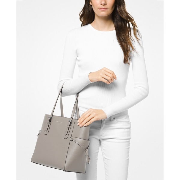 michael kors voyager tote grey