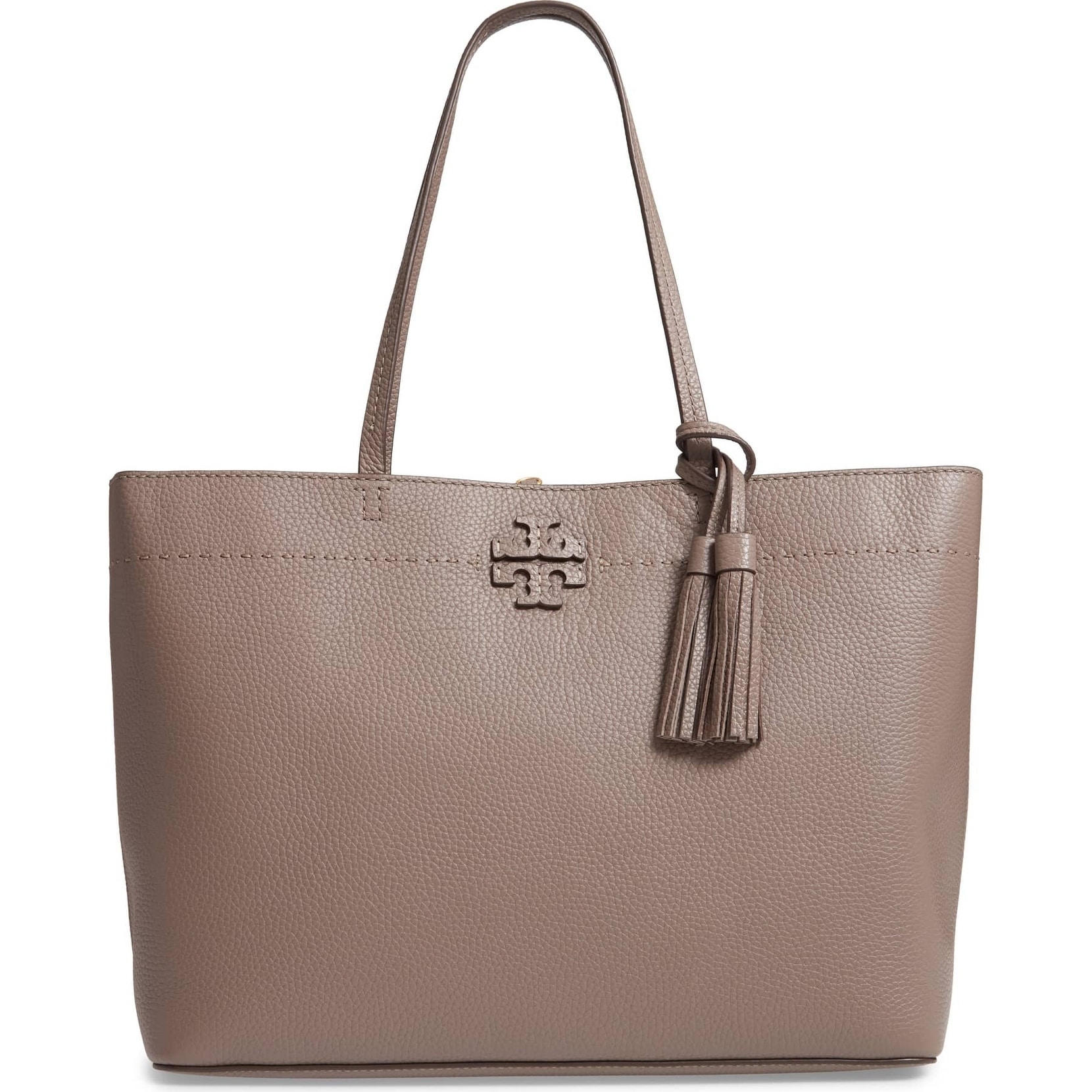 tory burch tote leather