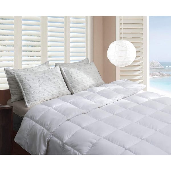 Shop Elegant Comfort Luxury Shredded Memory Foam Bamboo Pillow