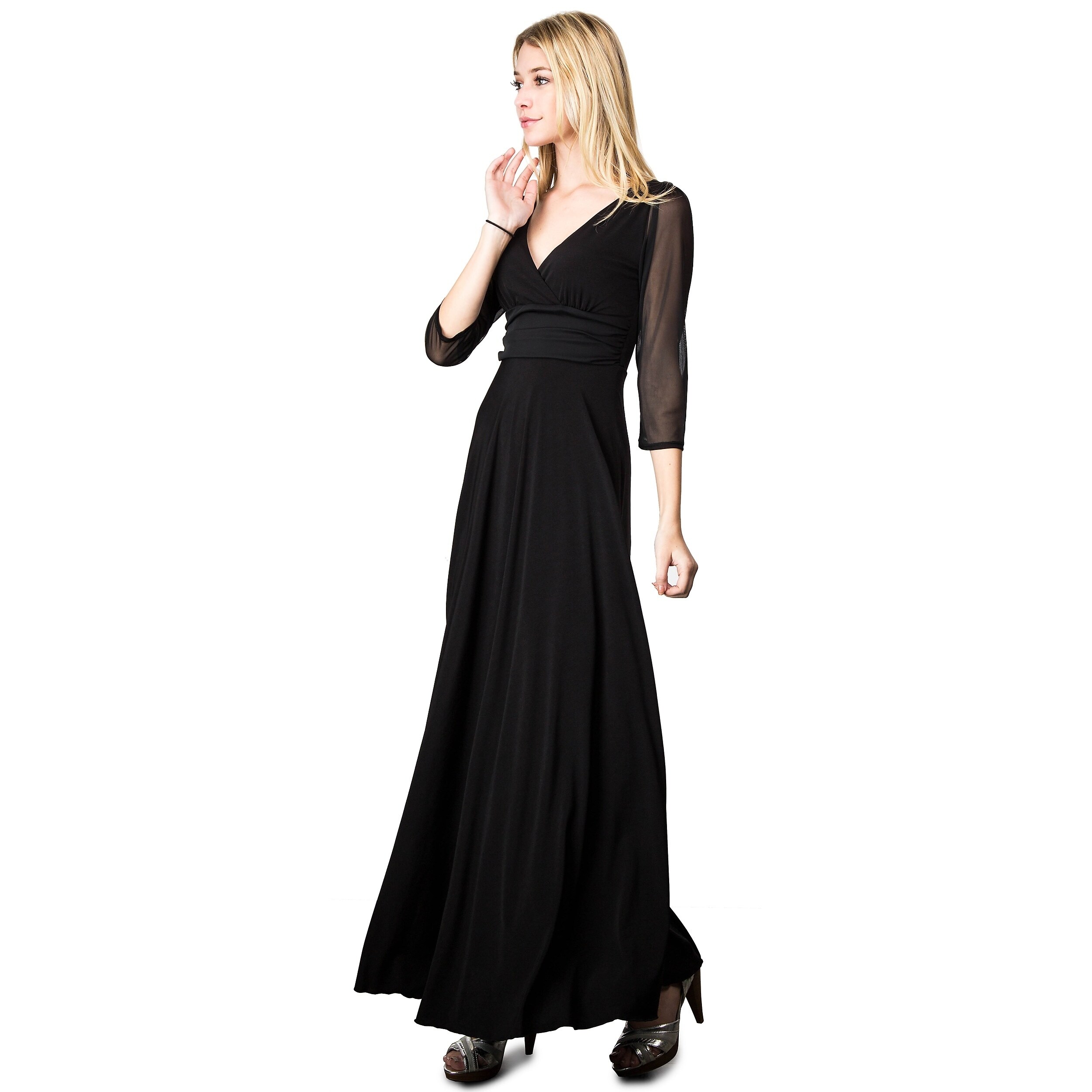womens formal dresses with sleeves