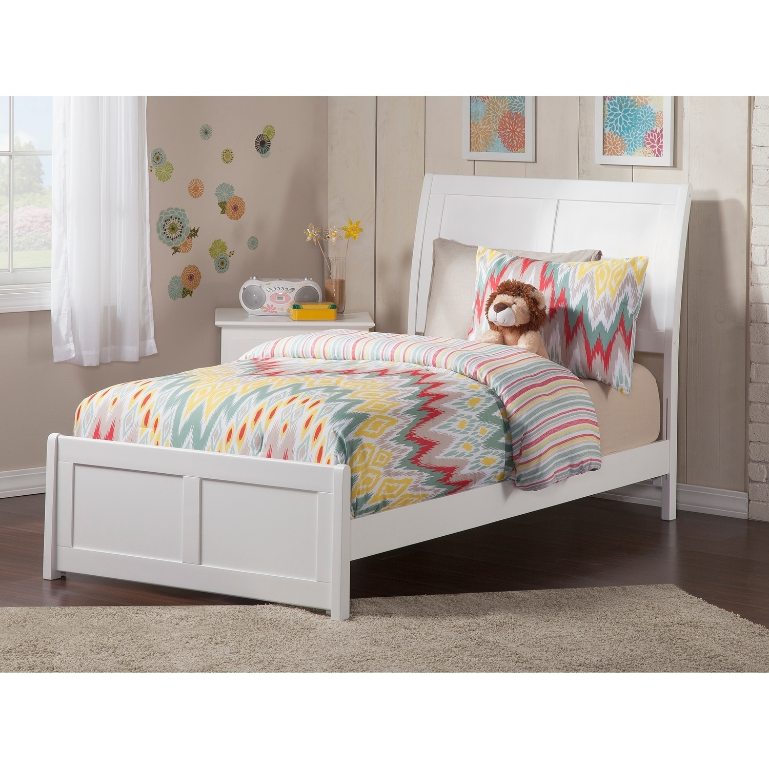 Atlantic Furniture Portland White Wood Twin Xl Bed Atlantic Furniture Portland White Wood Twin Xl Bed