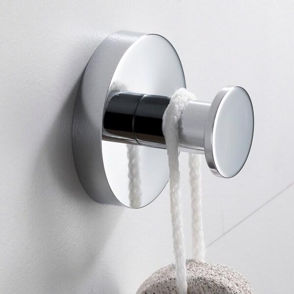 Kraus Elie Kea 18801 Bathroom Robe And Towel Hook In Chrome Kraus Elie Kea 18801 Bathroom Robe And Towel Hook In Chrome Brushed Nickel