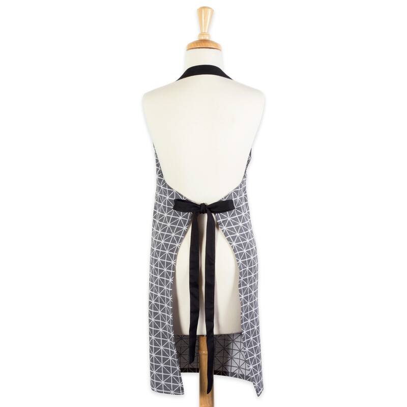 DII Geometric Black & White Chef Kitchen Apron