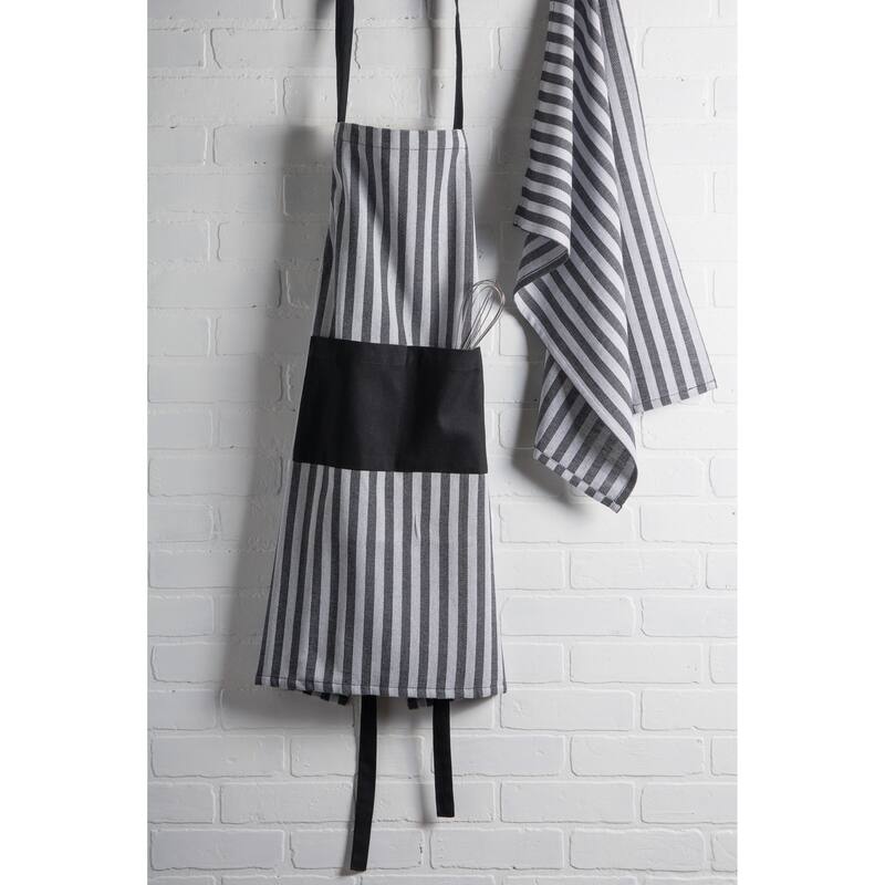 DII Geometric Black & White Chef Kitchen Apron