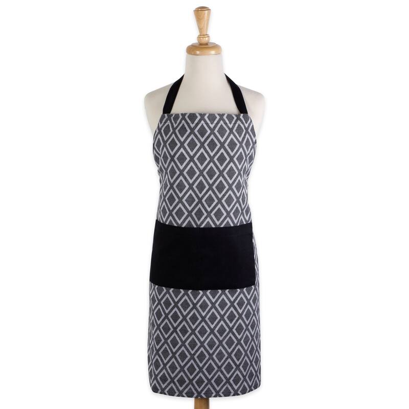 DII Geometric Black & White Chef Kitchen Apron