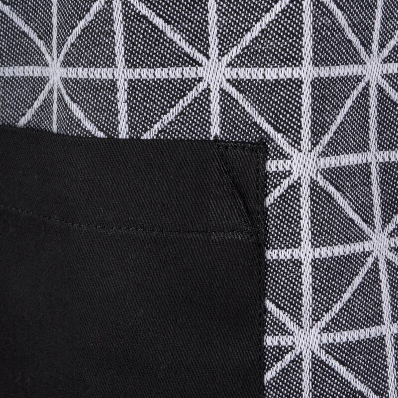 DII Geometric Black & White Chef Kitchen Apron