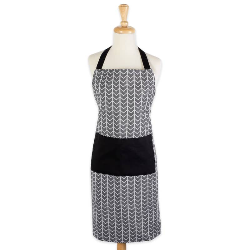 DII Geometric Black & White Chef Kitchen Apron