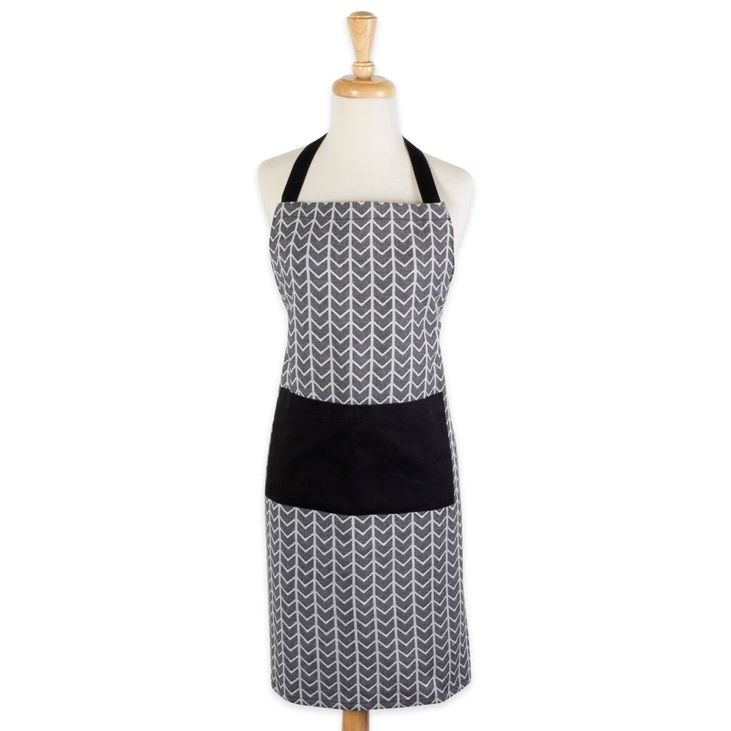 DII Geometric Black & White Chef Kitchen Apron