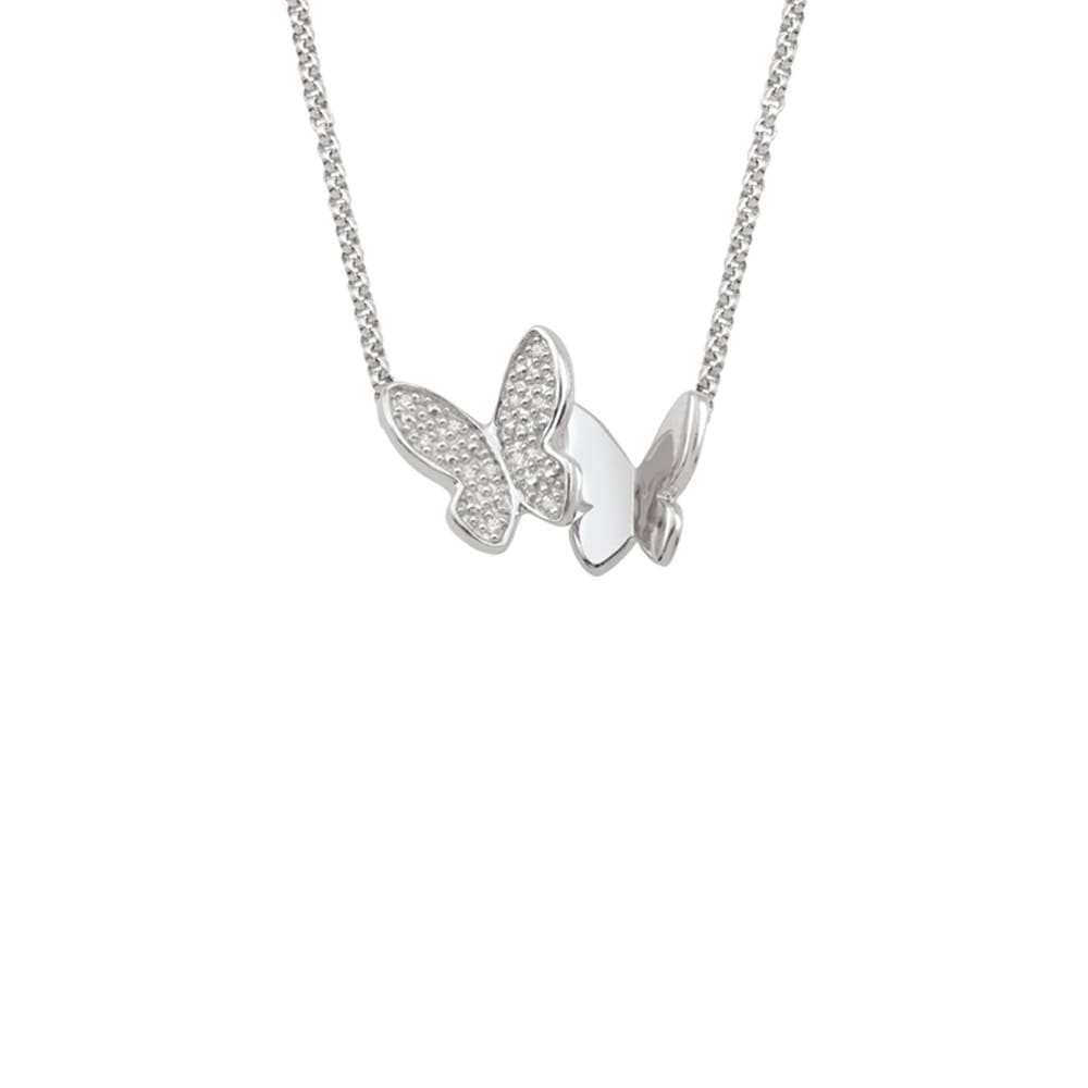 silver butterfly chain